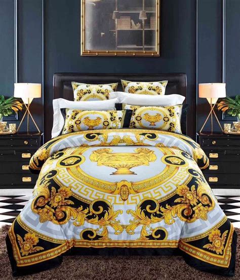 versace sheets thread count|Versace bedding saks.